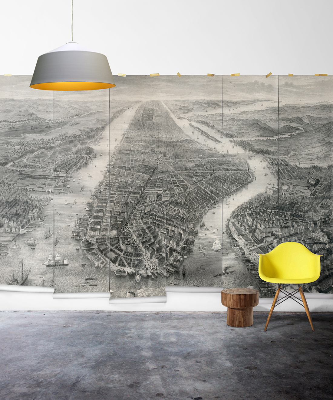 Old Manhattan Mural • Erstwhile • Swatch