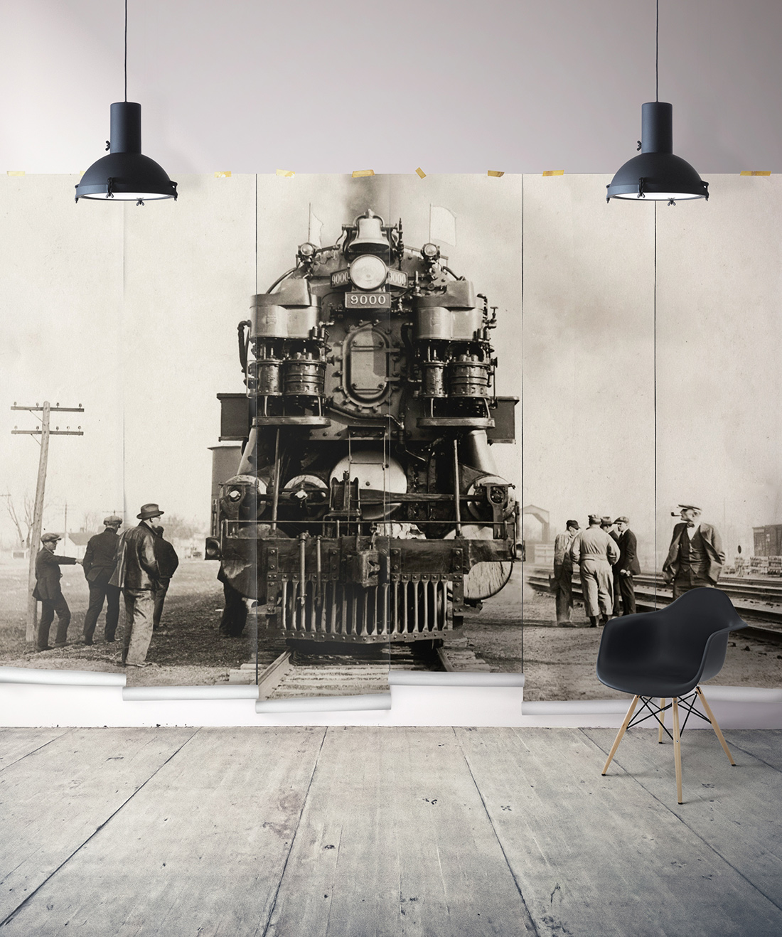 Rock Island Line Mural • Erstwhile • Swatch