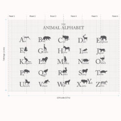 Animal Alphabet Mural