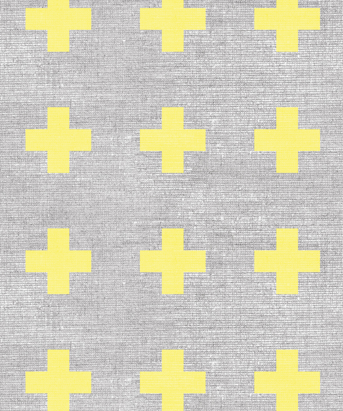 Swiss Linen Wallpaper • Ingrid & Mika • Yellow • Swatch