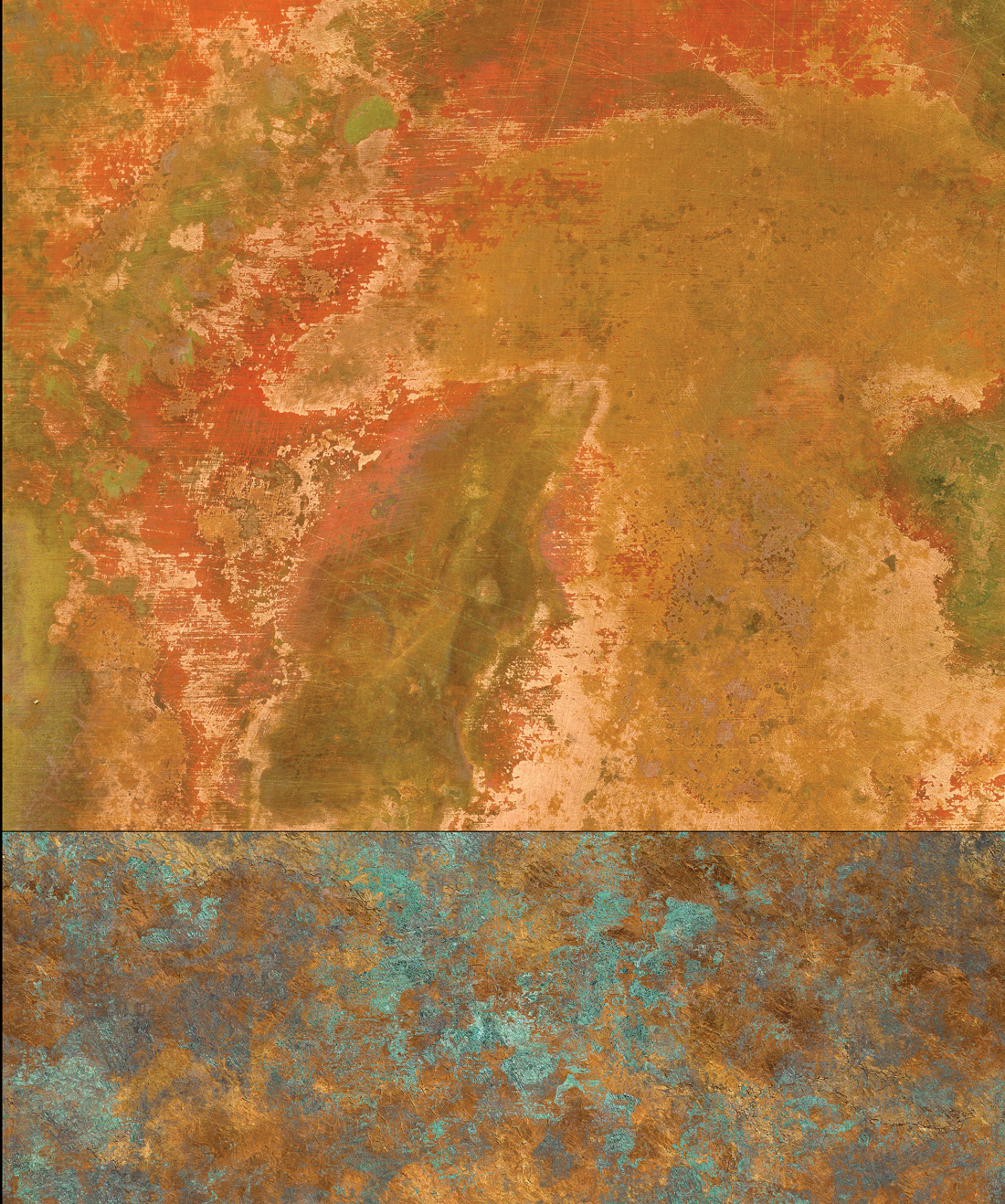 Bronze & Copper Wallpaper • Kemra • Swatch