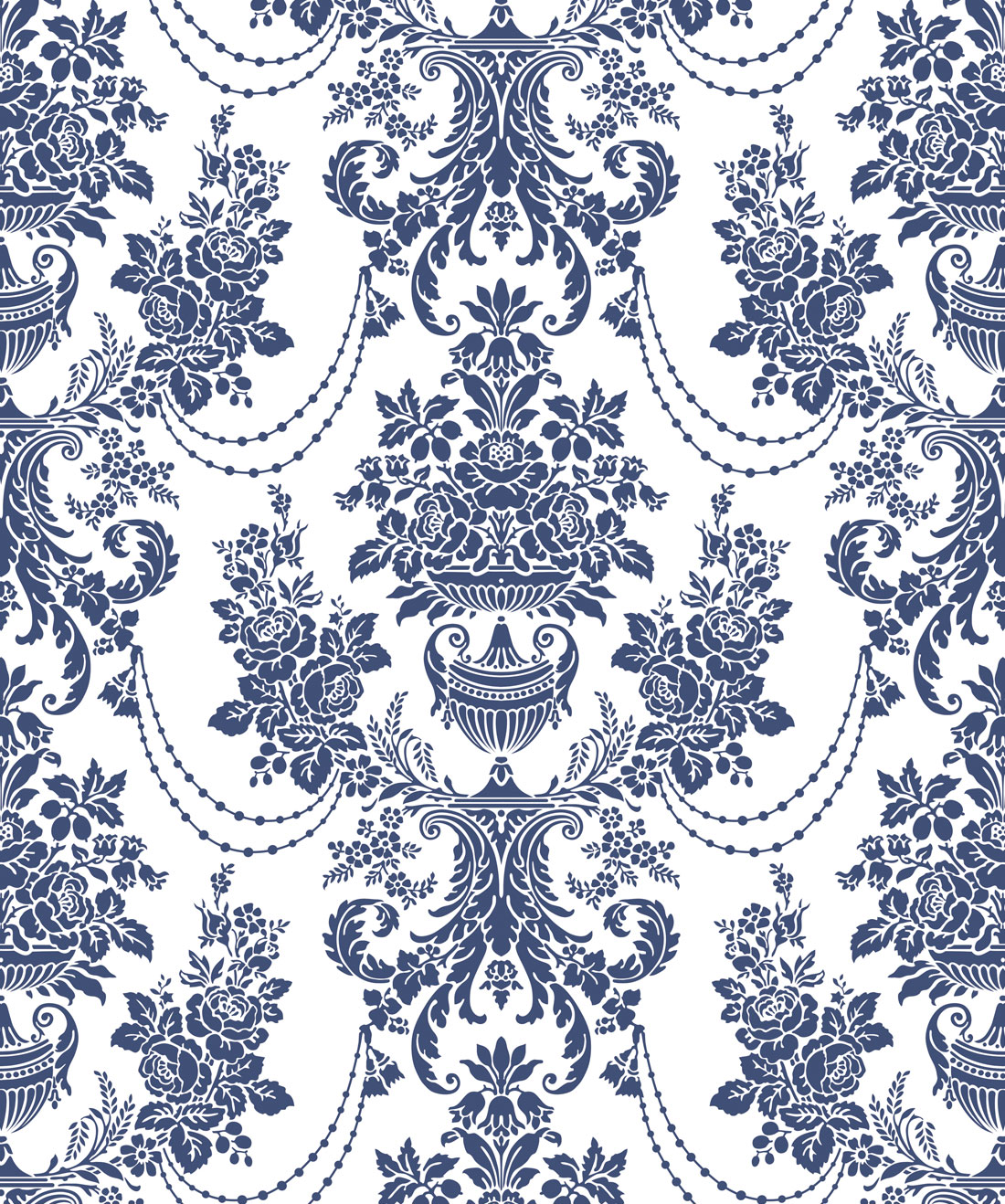 Imperial Wallpaper • Muffin & Mani • Noble Night • Swatch