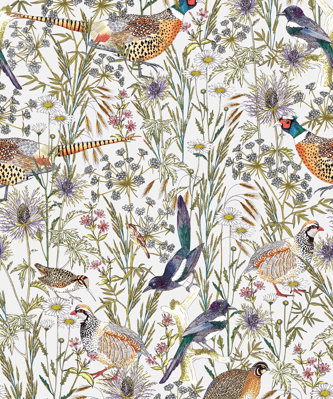 Woodland Birds Wallpaper • Wallpaper Republic • Swatch