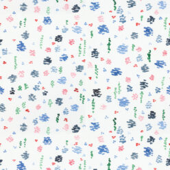 Spring Garden • Blue Floral Wallpaper •