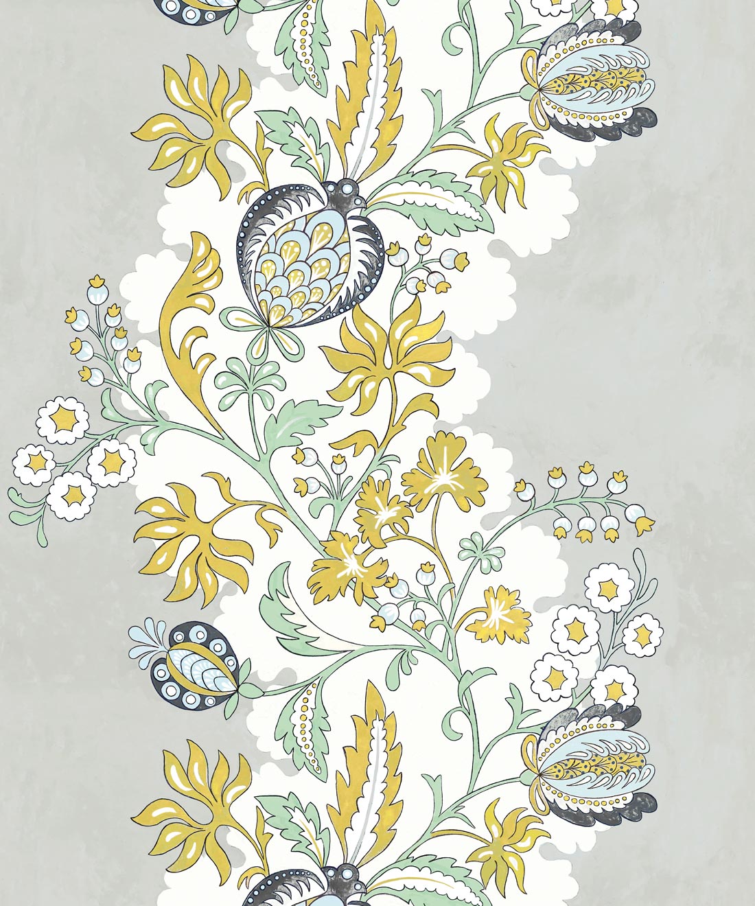 Pomegranate Wallpaper • Beige • Swatch