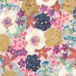 Garden State Wallpaper • Painterly Flowers Wallpaper • Tiff Manuell • Abstract Expressionist Wallpaper • Swatch