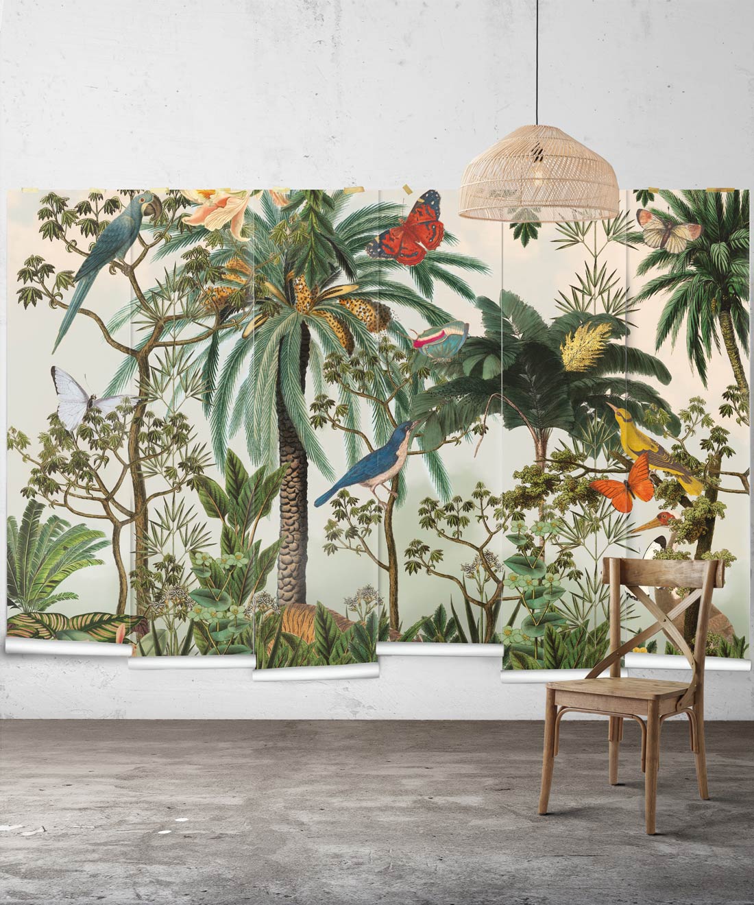 Jungle Heritage Mural • Wallpaper Republic • Swatch