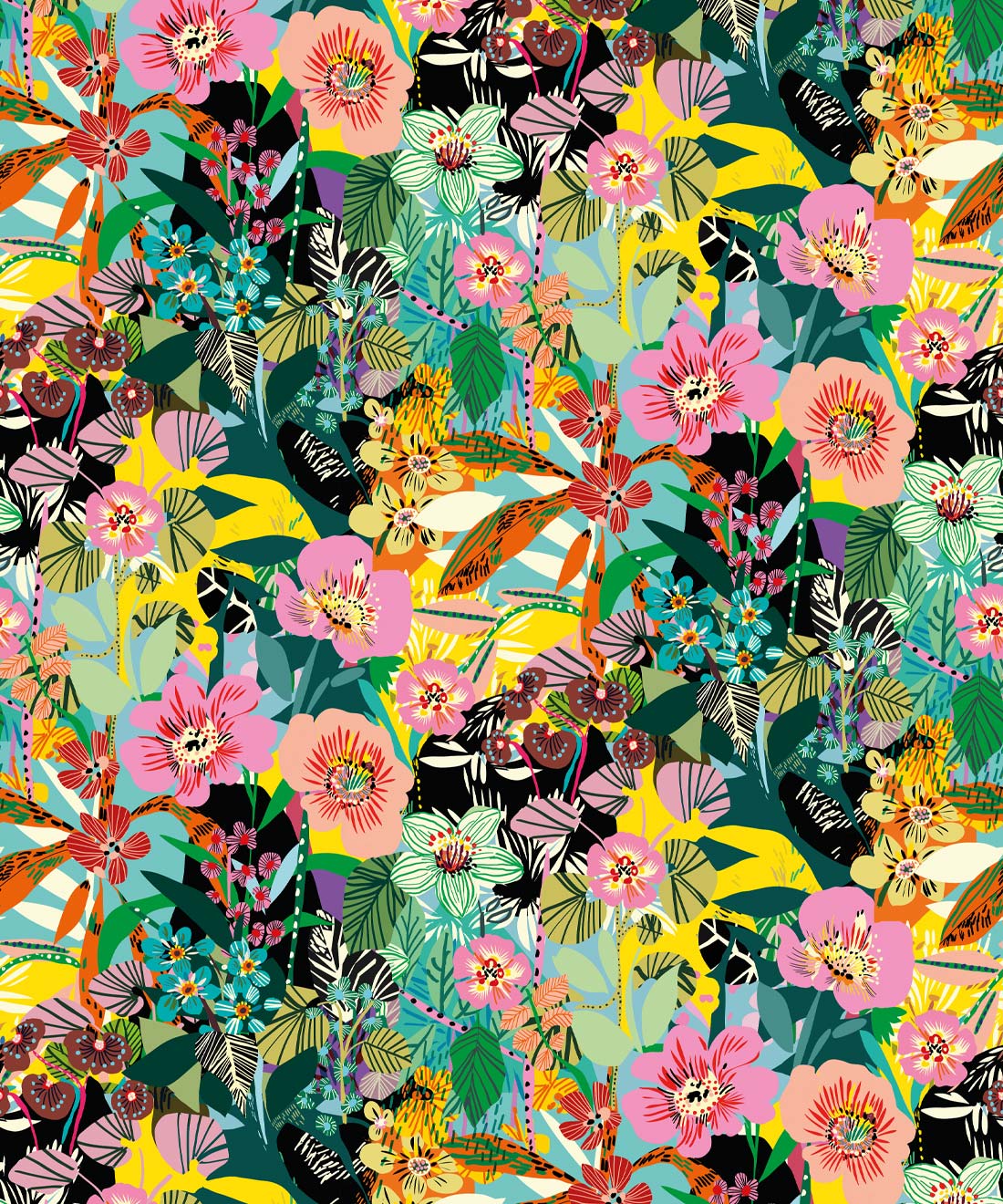 Jardin de Fleurs Wallpaper • Kitty McCall • Swatch