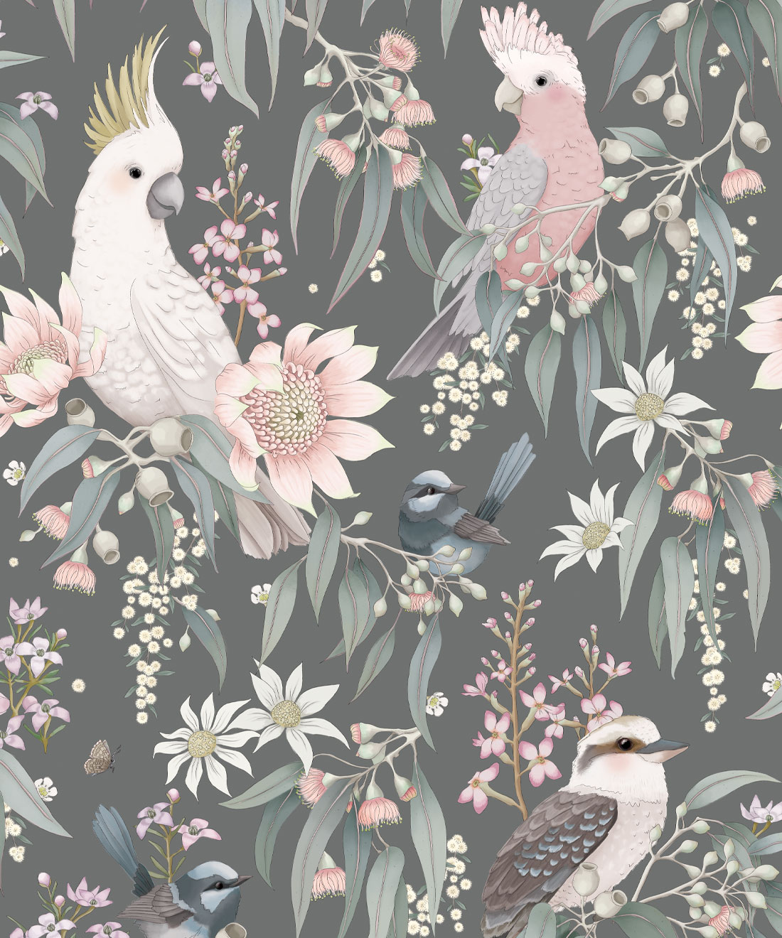 Bush Melody Wallpaper • Fleur Harris • Swatch