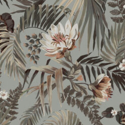 Majestic Palm Wallpaper • Sand • Swatch