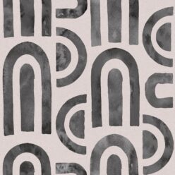 Formes Deux Wallpaper • Midnight White • Swatch