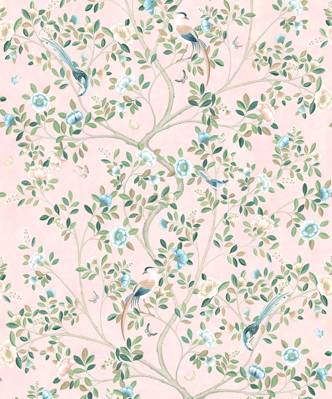 Camellia Tree Mural • Bethany Linz • Pink • Swatch
