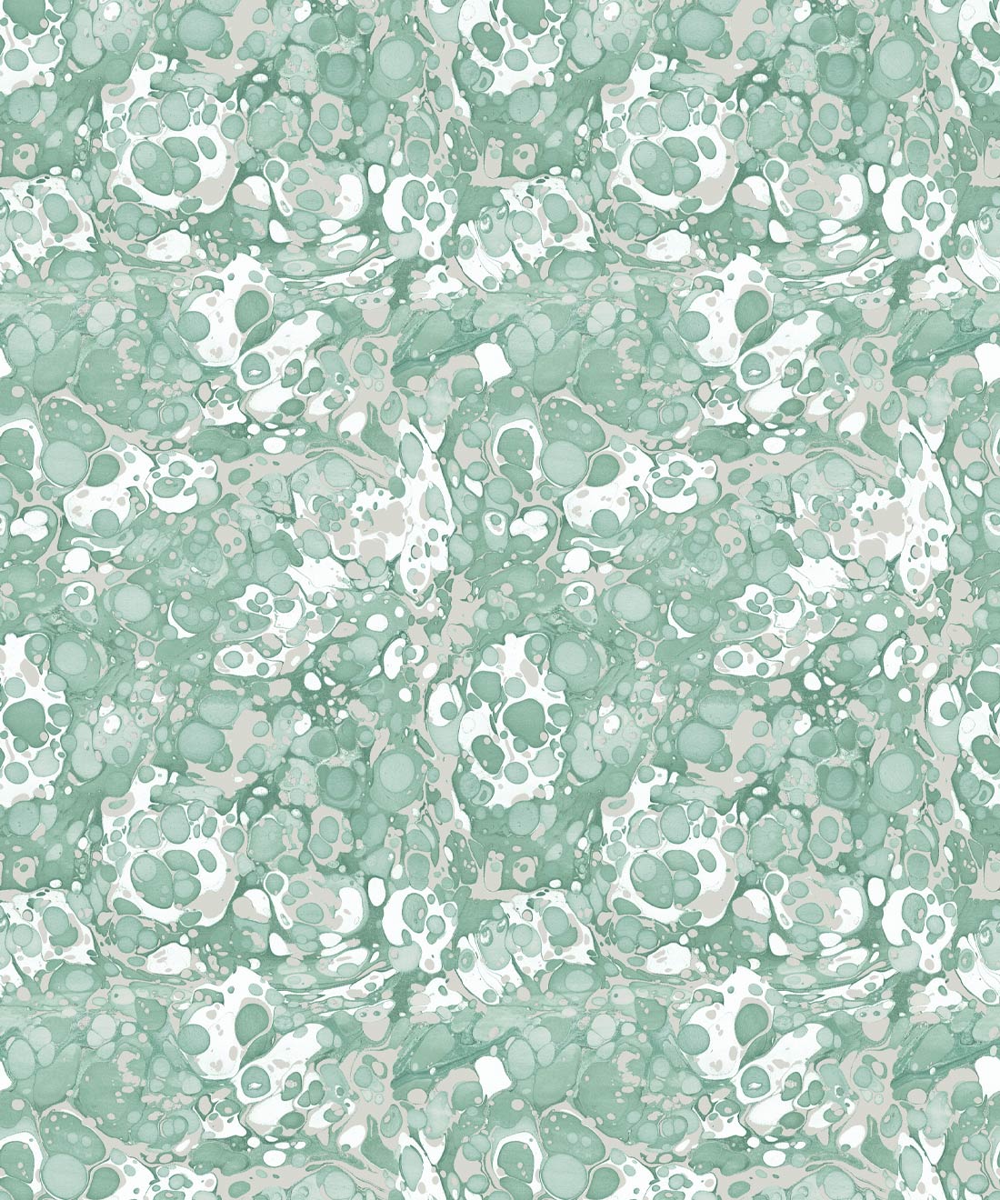 Pebbles Wallpaper • Bethany Linz • Powder Green • Swatch