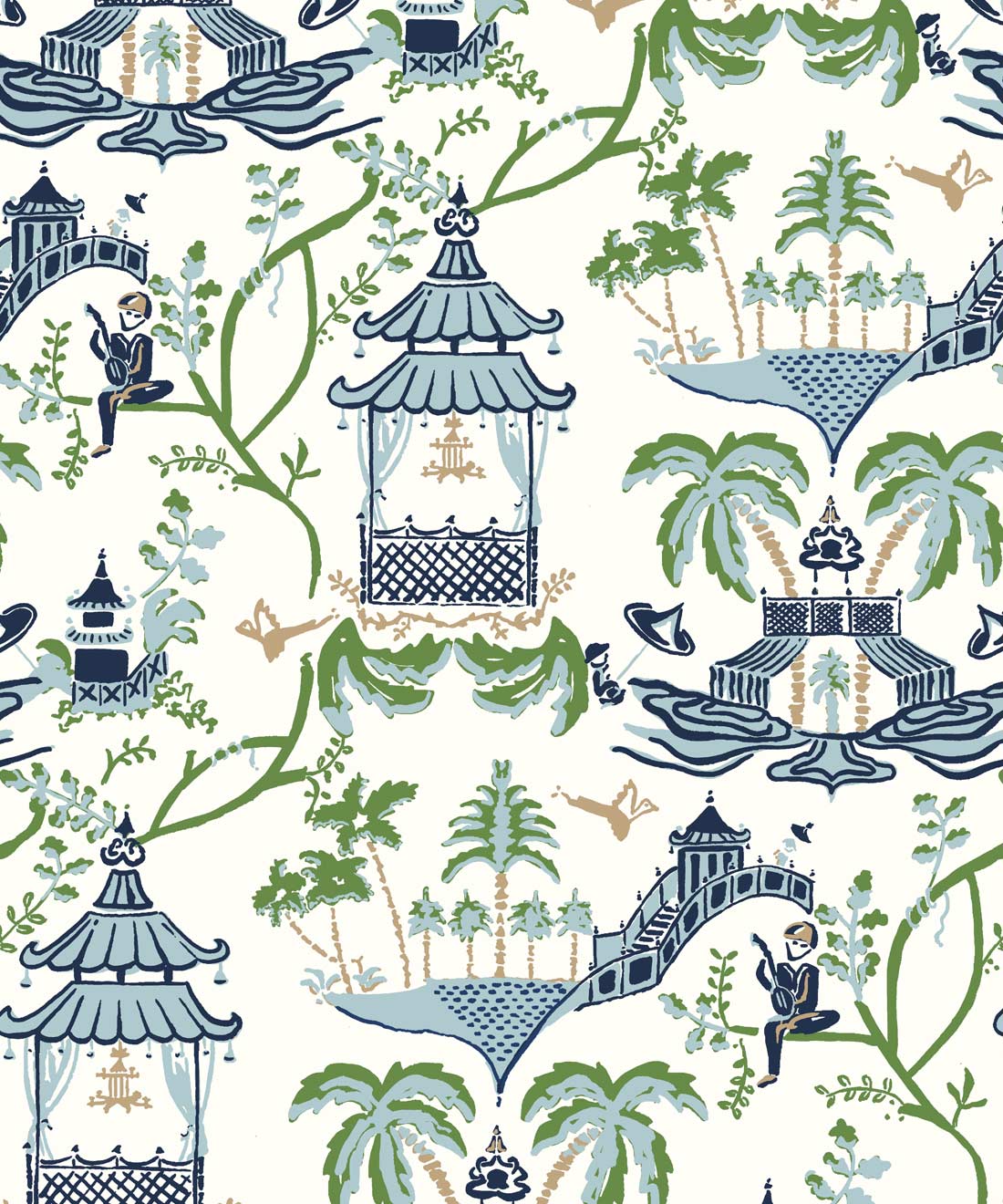 Mulberry Wallpaper • Diane Bergeron • Jungle • Swatch