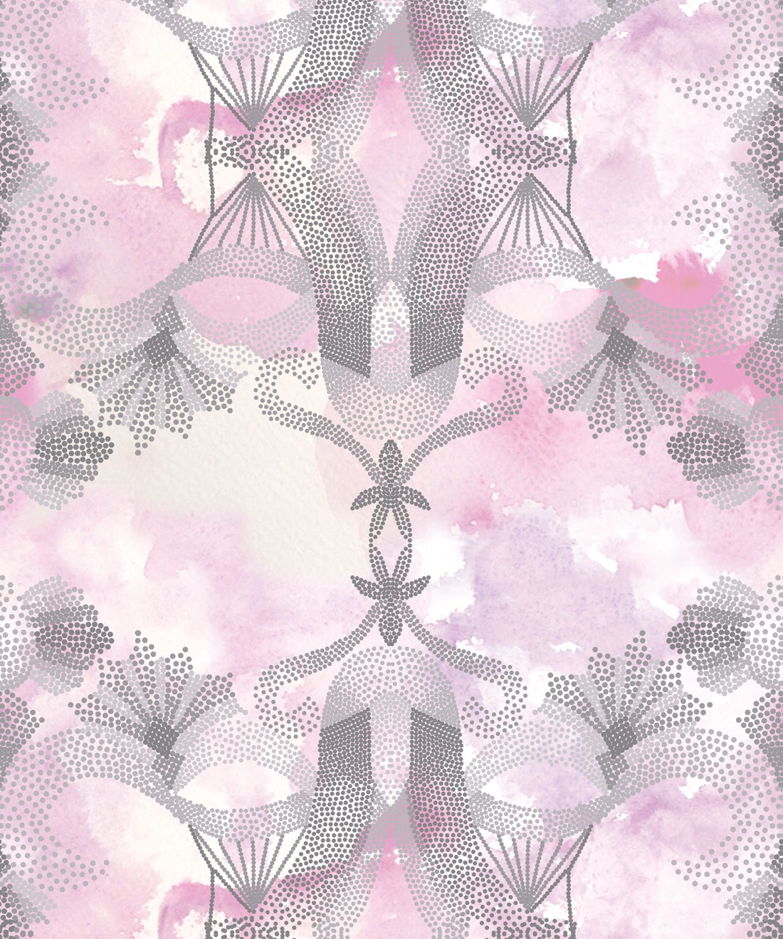 Gadara Wallpaper • Ella & Sofia • Mulberry • Swatch