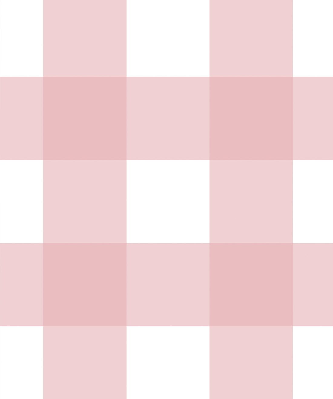 Mel's Buffalo Check Wallpaper • Ingrid & Mika • Pink • Swatch