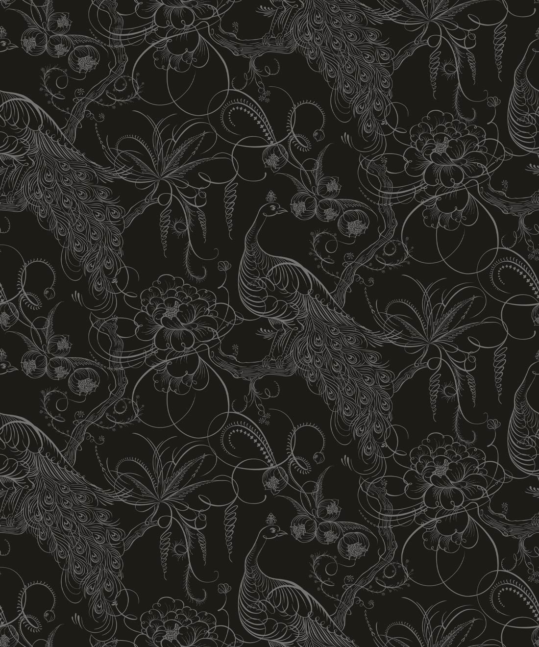 Paradise Wallpaper • Kingdom Home • Night • Swatch