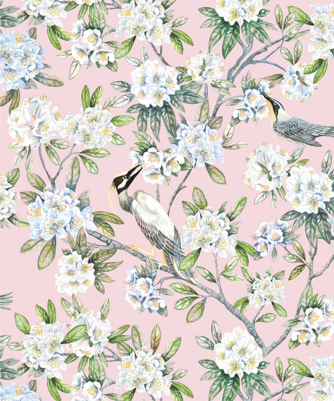 Victoria Wallpaper • Bethany Linz • Pink • Swatch