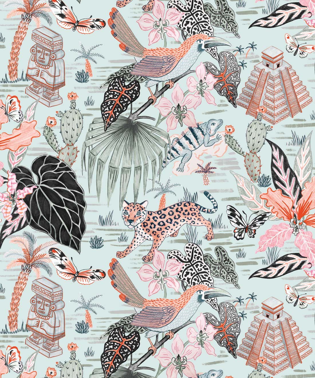 Yucatán Wallpaper • Jacqueline Colley • Neutral • Swatch