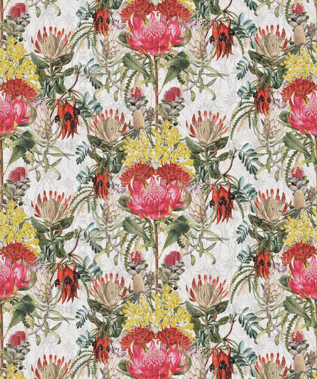 Australian Wild Flowers Wallpaper • Simcox Designs • Original • Swatch