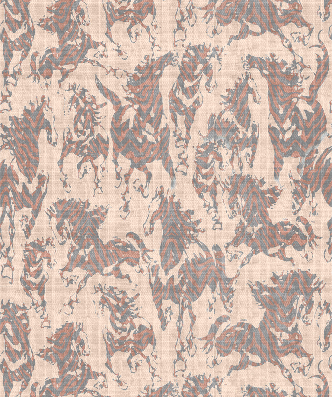 Stampede Wallpaper • Sixhands • Cognac • Swatch