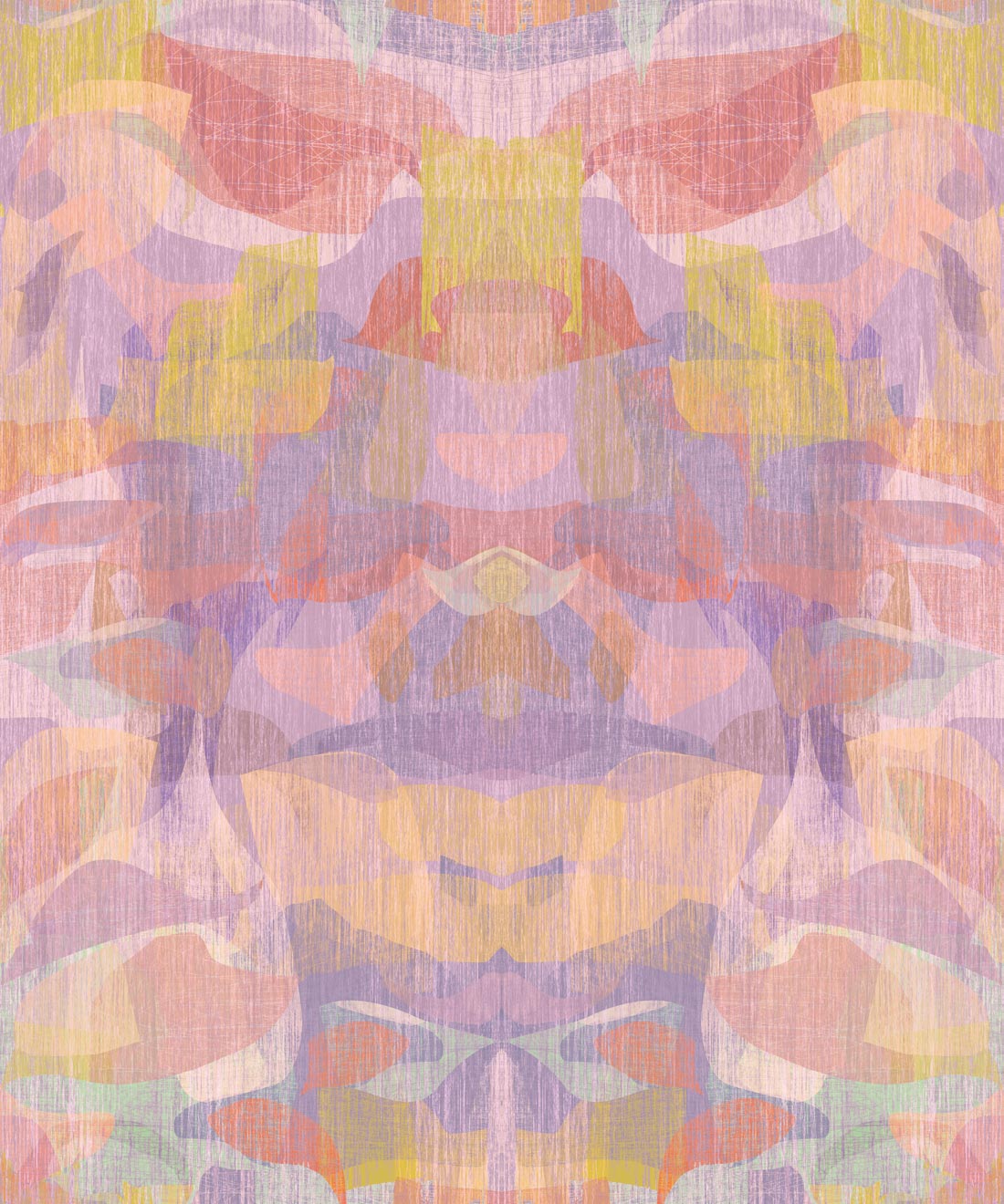 Camoufleur Mural • Simcox Designs • Tangerine • Swatch