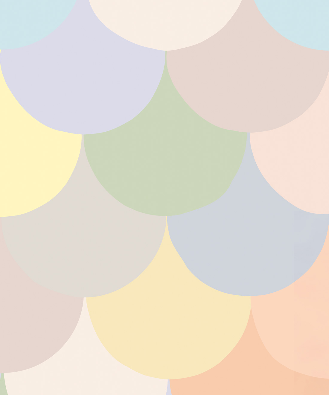 Happy Scales Mural • Brook Gossen • Natural • Swatch