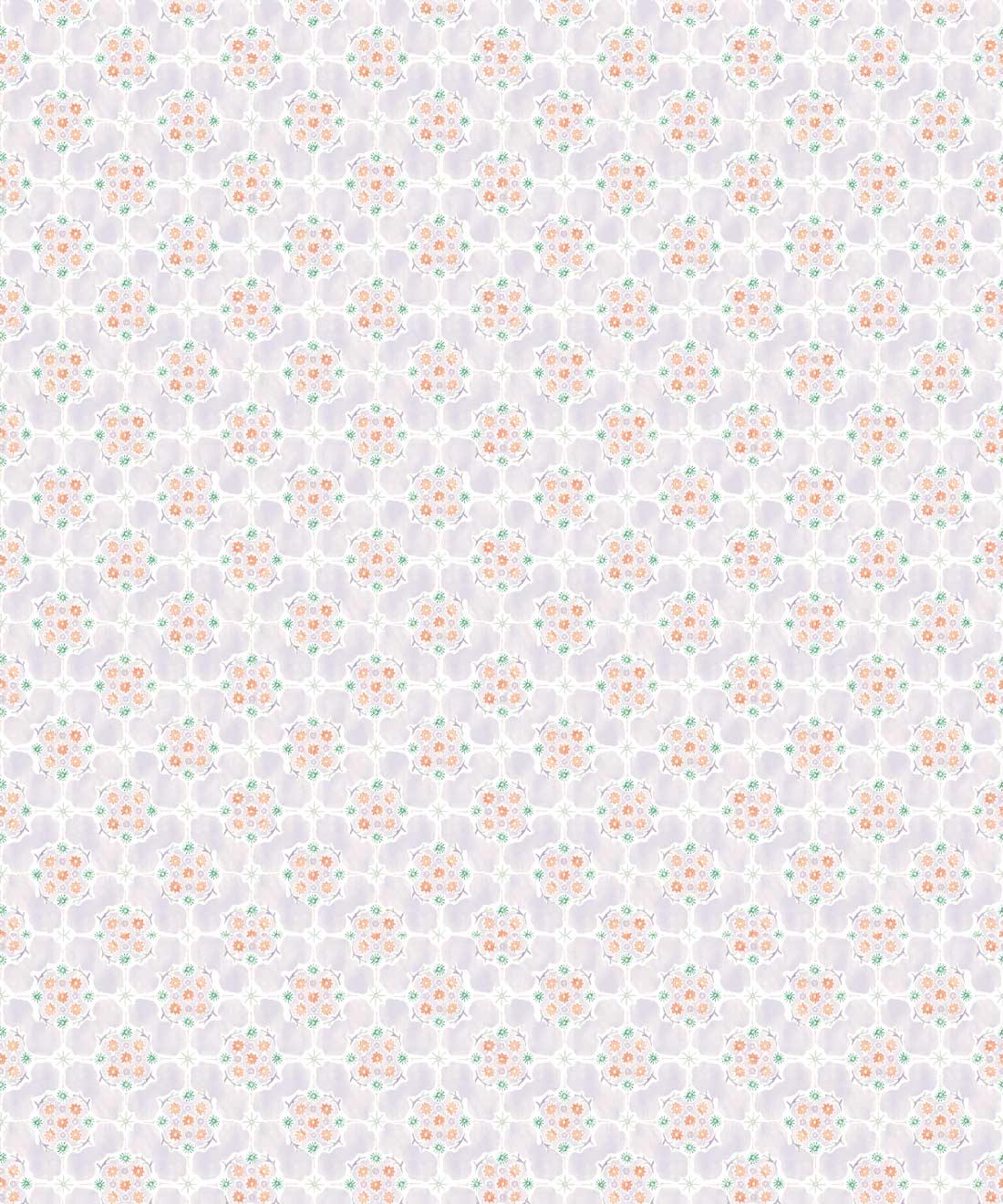 Whimsical Wallpaper • Allira Tee • Ice • Swatch