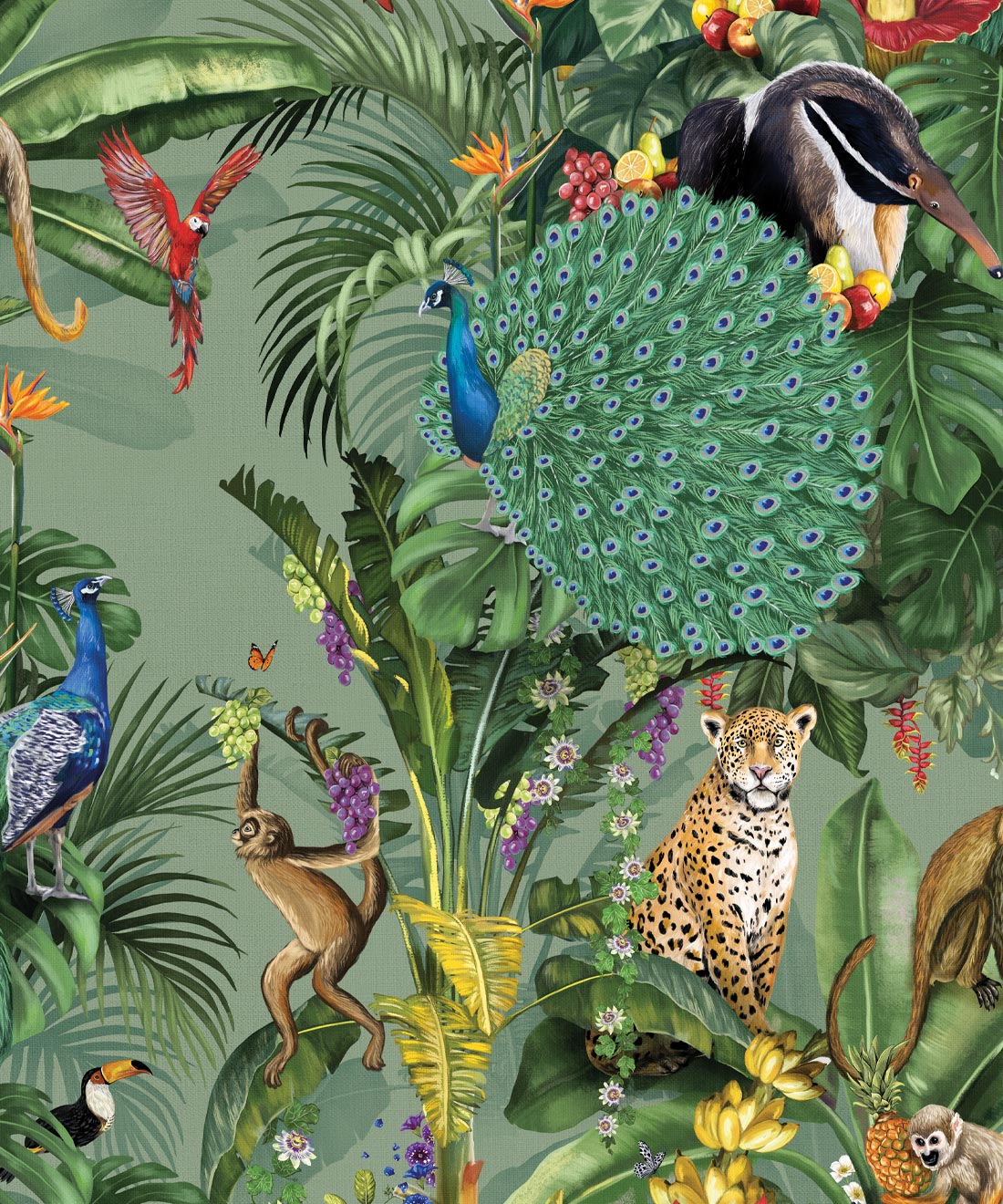 Festa Wallpaper • Kingdom Home • Sprout • Swatch