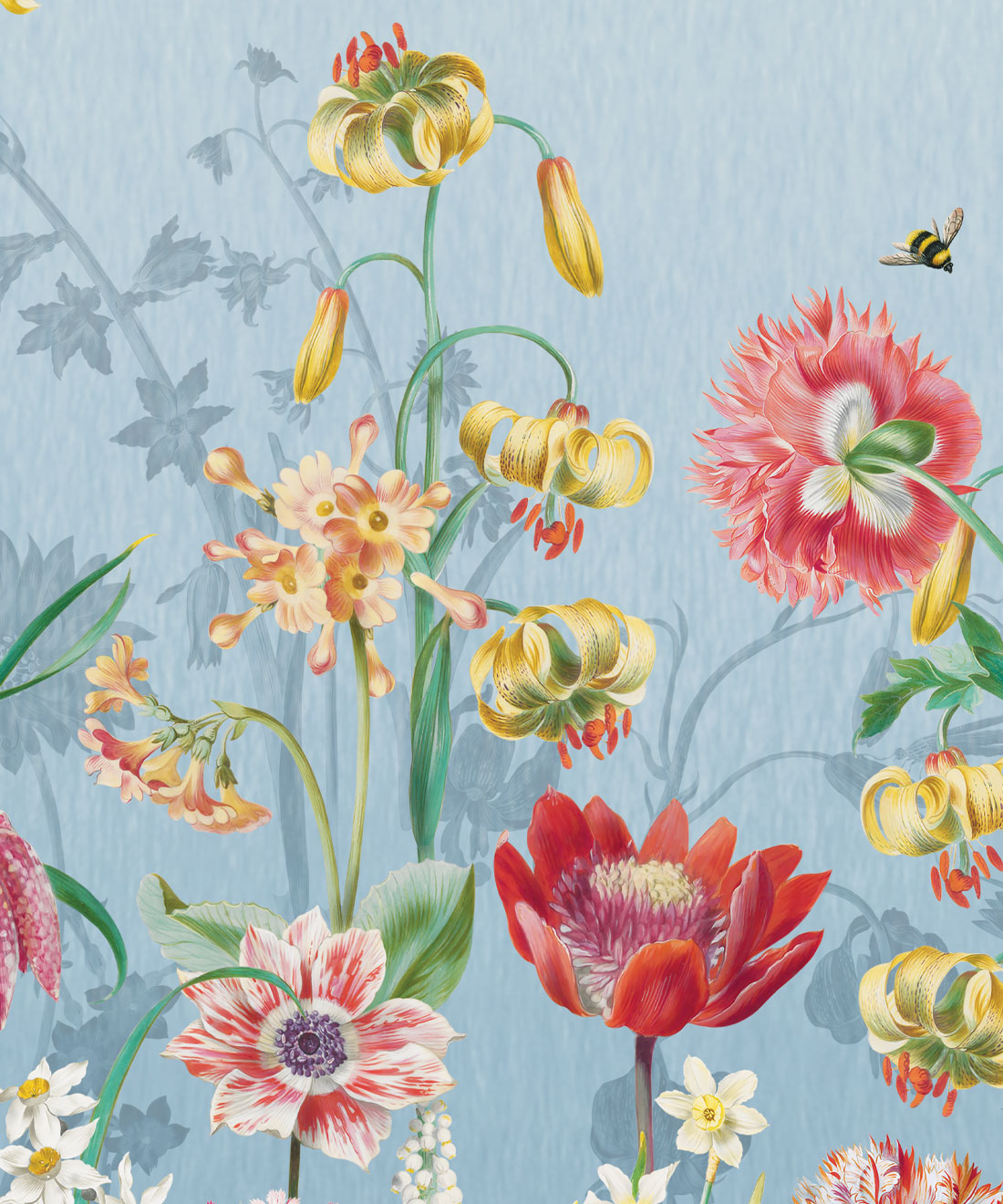 Jardin Mural • Kingdom Home • Powder Blue • Swatch
