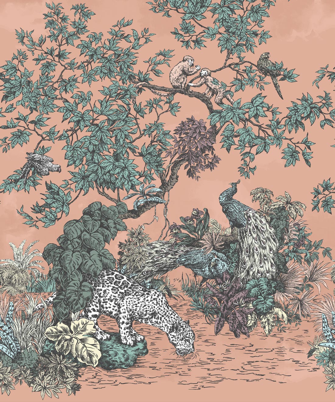 Sinharaja Mural • Iryna Ruggeri • Rust • Swatch