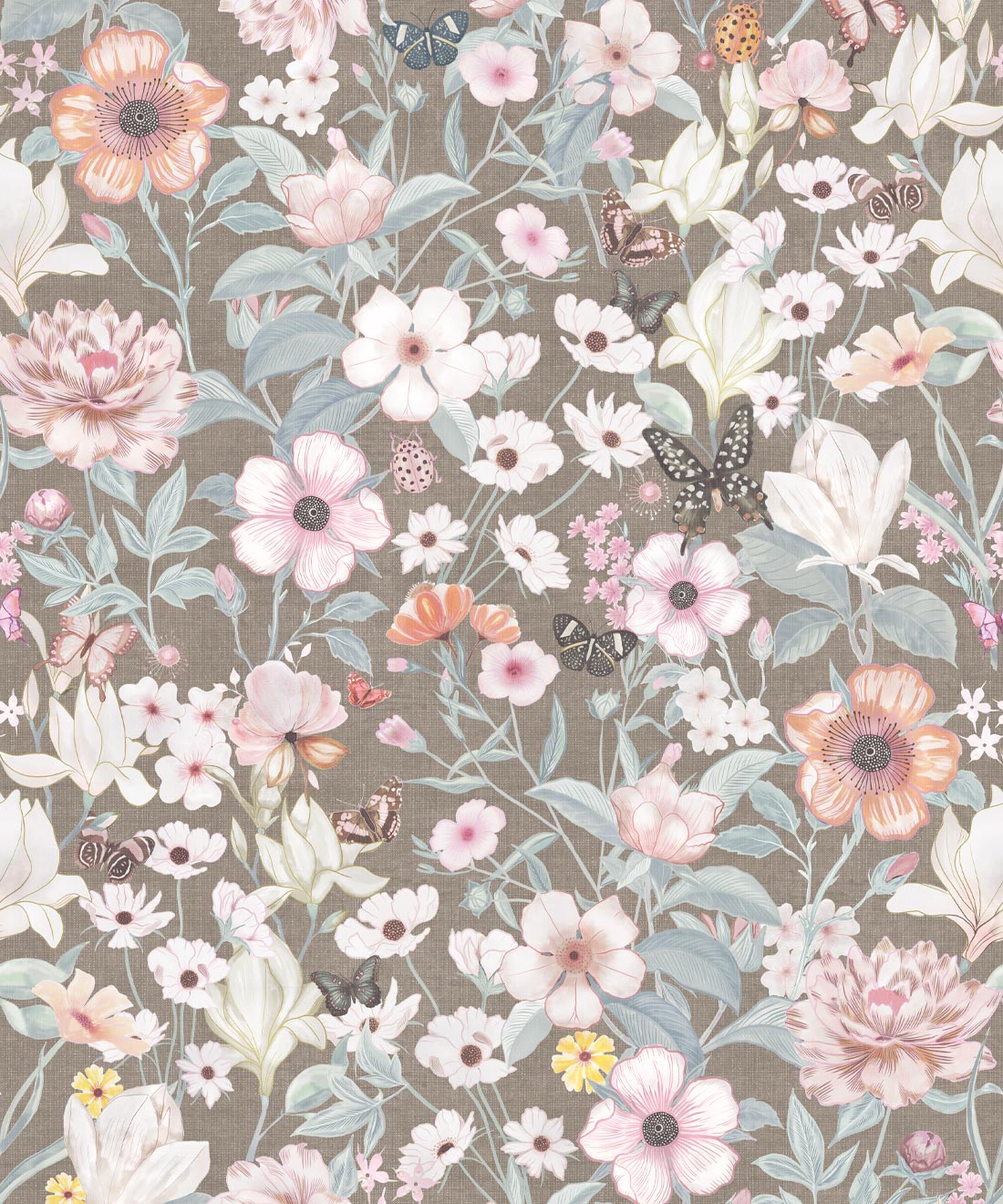 Barney Vintage Wallpaper • La Semilla Casa • Sable • Swatch