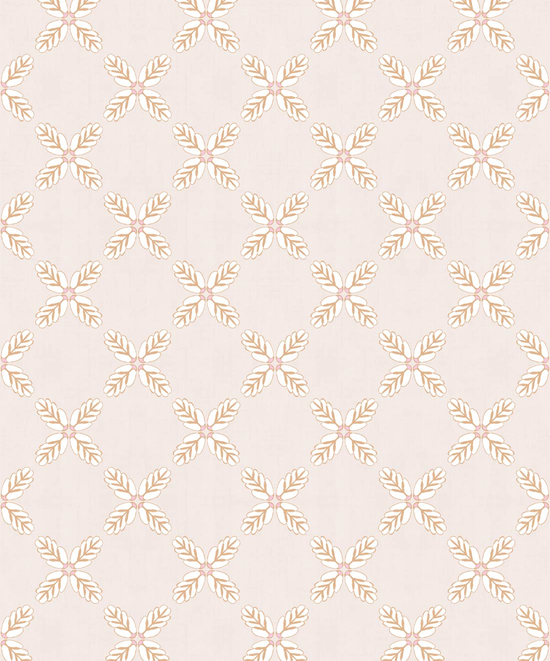 Lattice Wallpaper • La Semilla Casa • Tangelo • Swatch