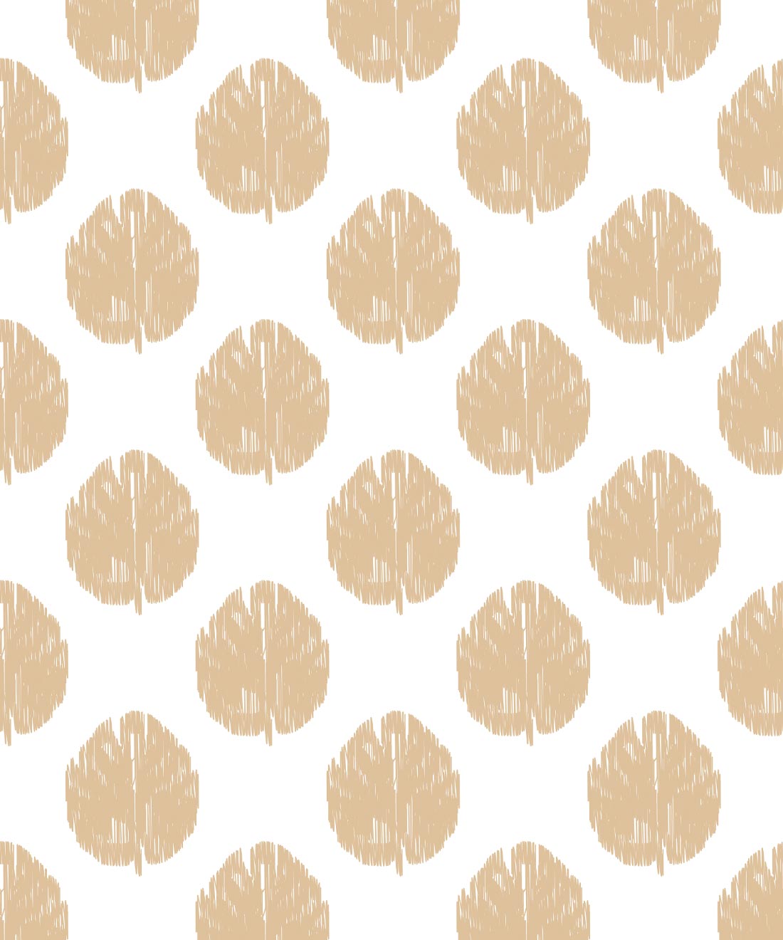 Fans Wallpaper • Maeve Oliver • Honey Peach • Swatch
