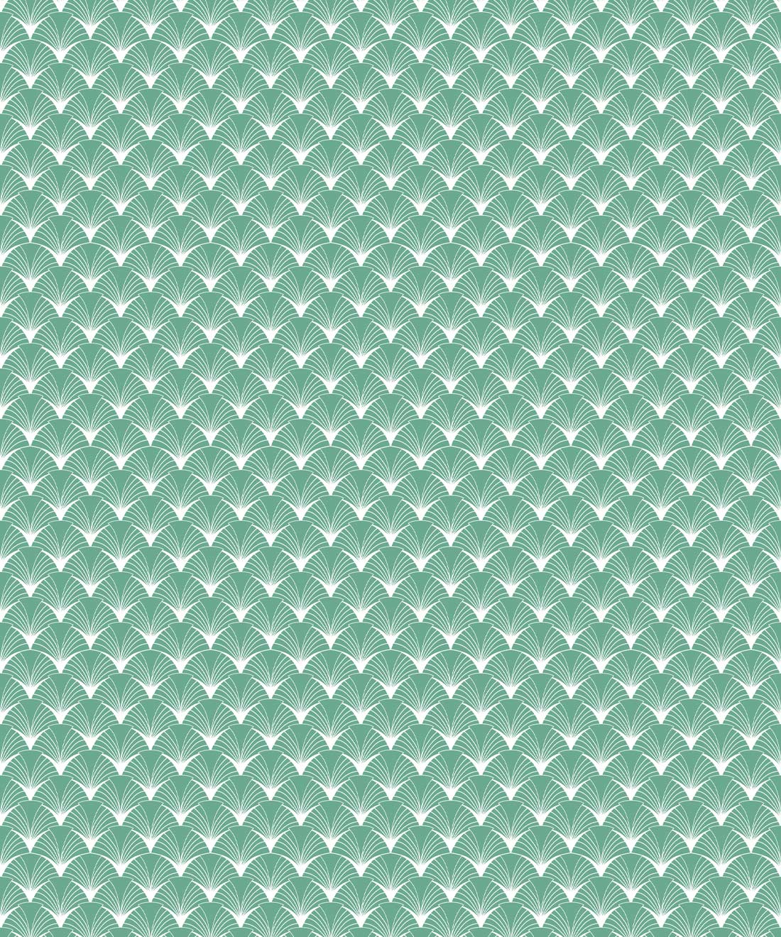 Scallop Wallpaper • Maeve Oliver • Dynasty • Swatch