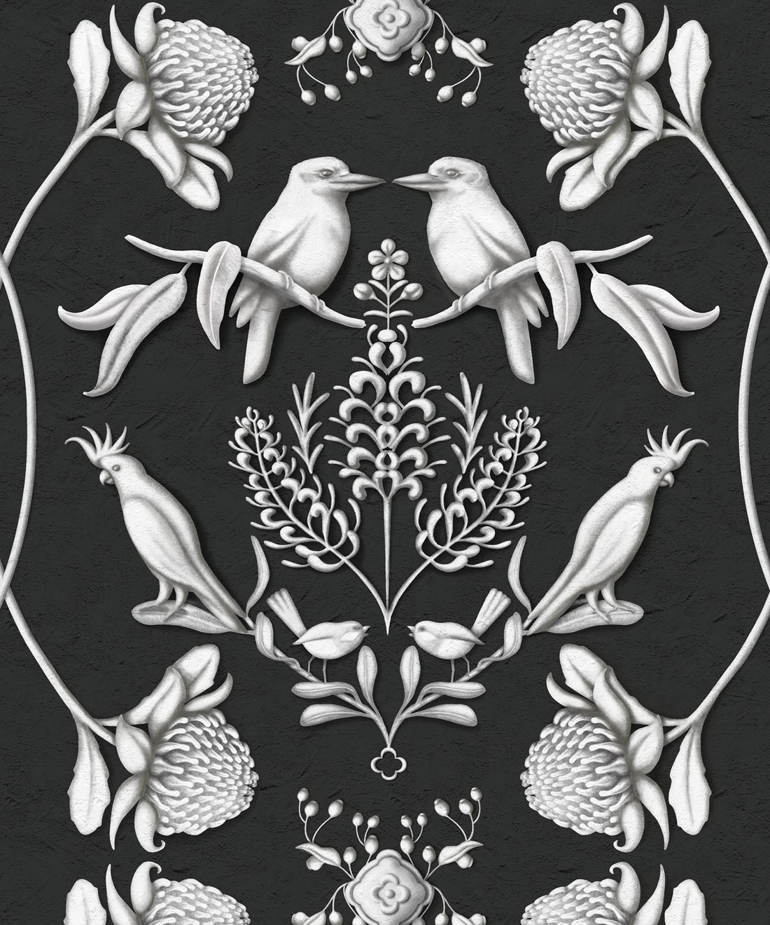 Australis Wallpaper • Kingdom Home • Night • Swatch