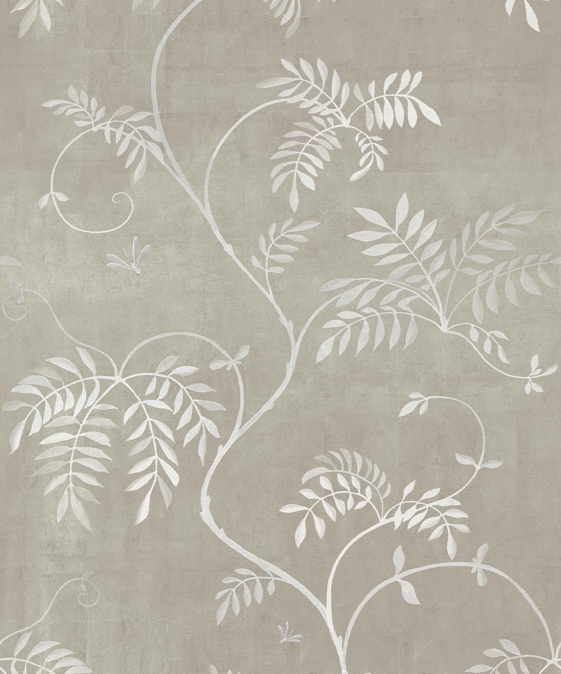 Wisteria Vine Wallpaper • Bethany Linz • Beige • Swatch