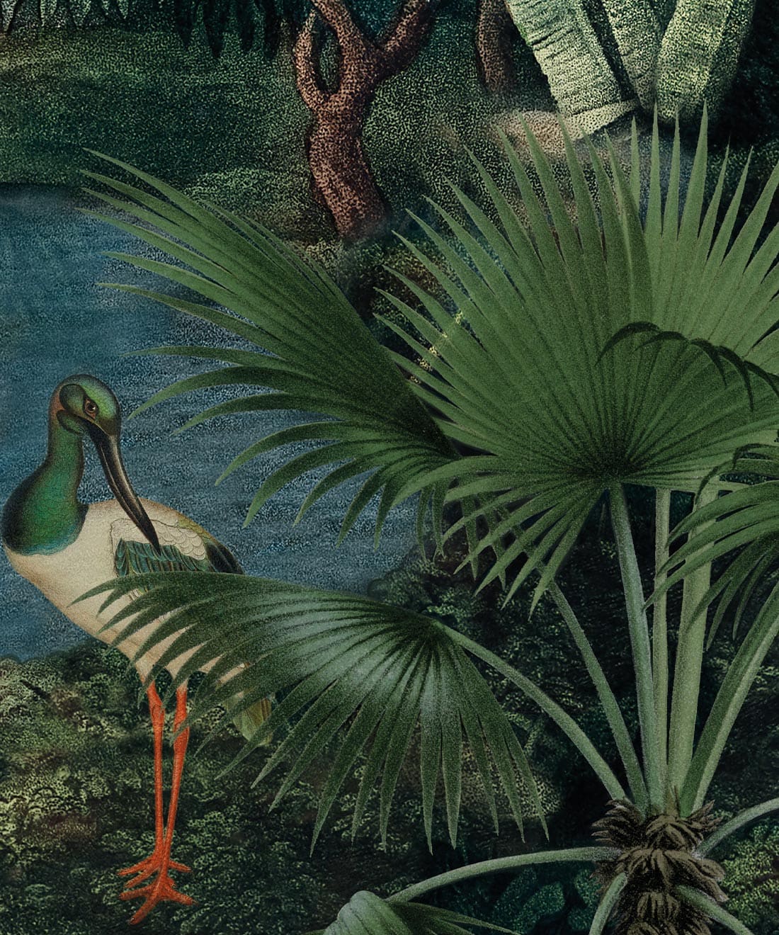 Palm Landscape Mural • Bethany Linz • Swatch