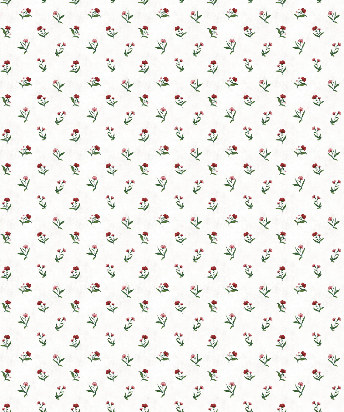 Posey Wallpaper • Milton & King Studio • Ruby • Swatch
