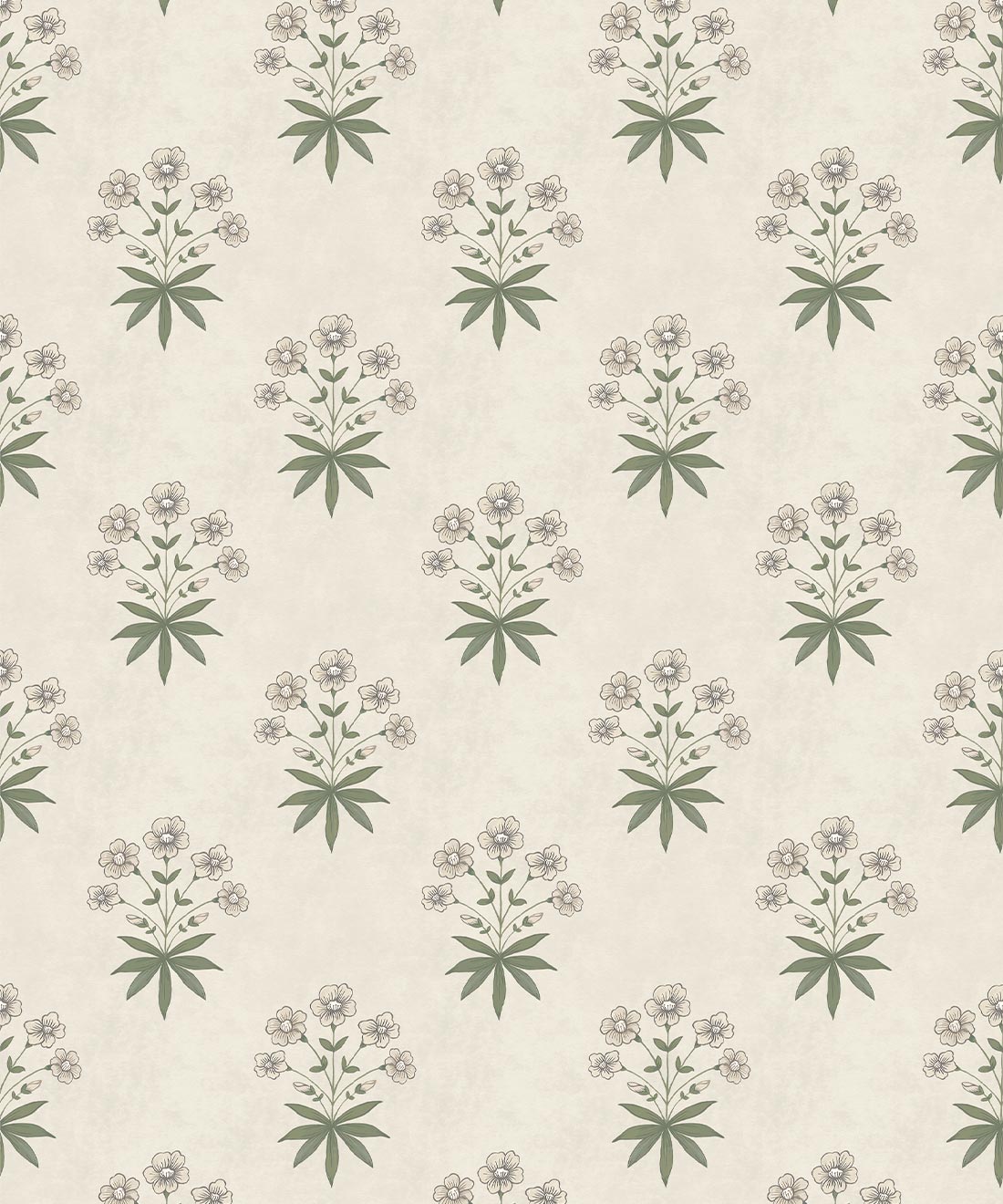 Geranium Wallpaper • Milton & King Studio • Linen • Swatch