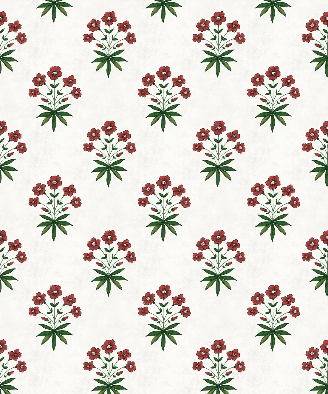 Geranium Wallpaper • Milton & King Studio • Ruby • Swatch