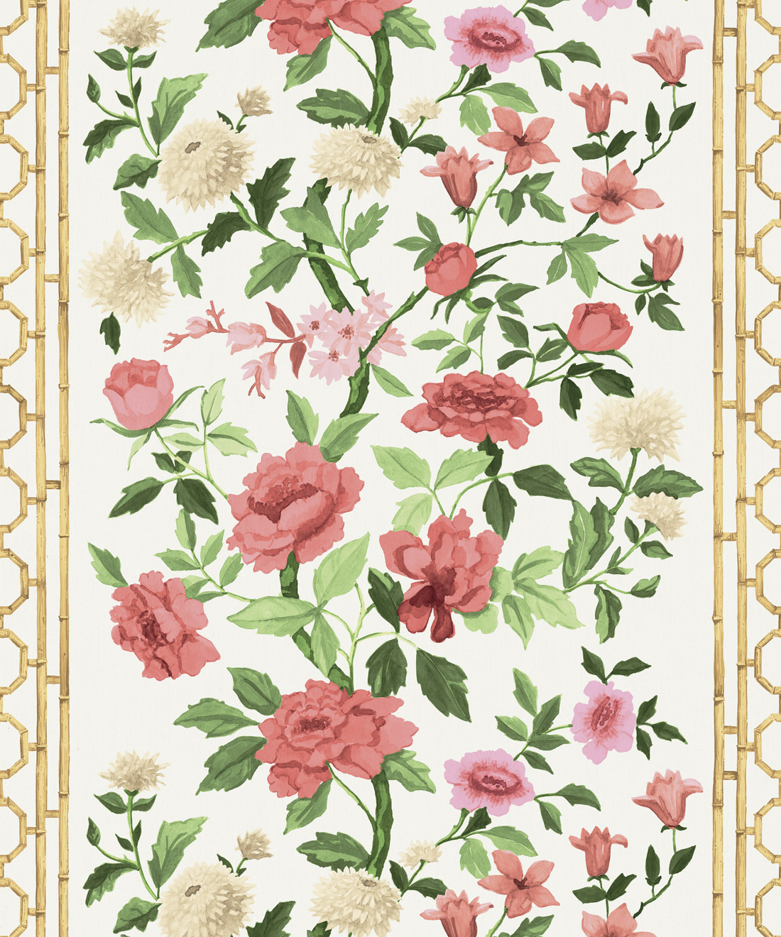 Carta da parati floreale Europa - Esotica, tradizionale, vintage - Milton \u0026  King Europe, image size:1100x1320